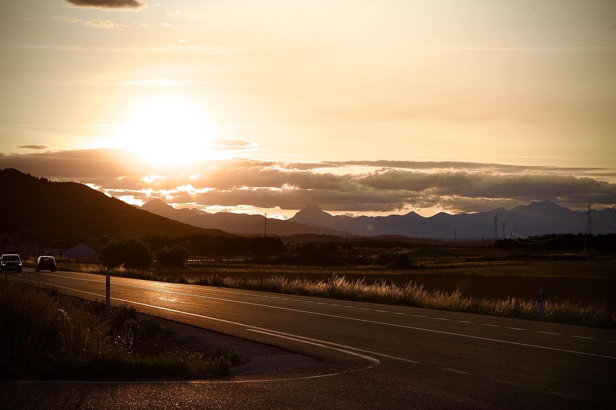 Atardeceres en carretera